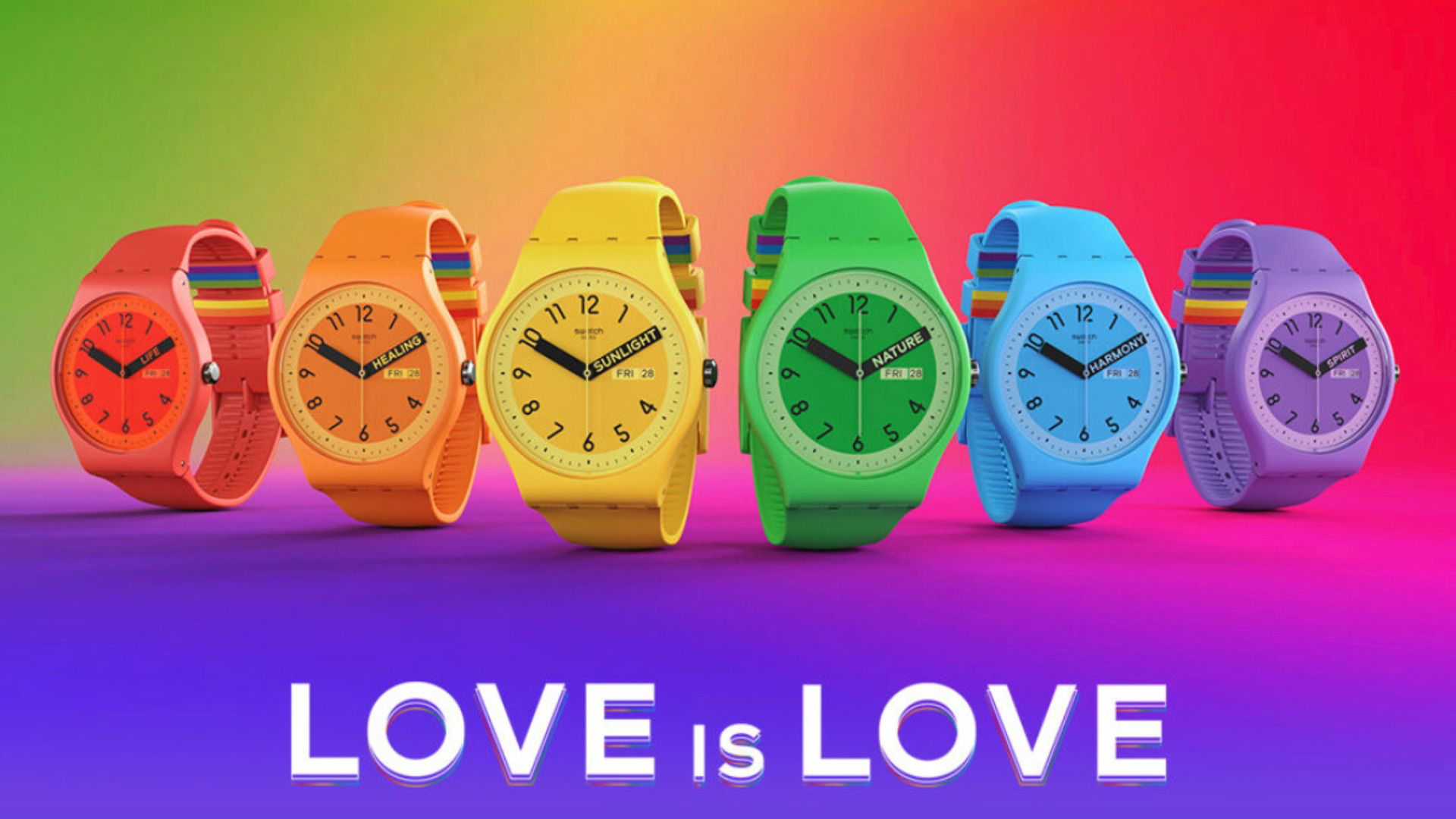 马来西亚查获彩虹骄傲主题的斯沃琪手表