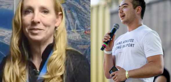 Trans athlete and advocate Schuyler Bailar and Inga Thompson