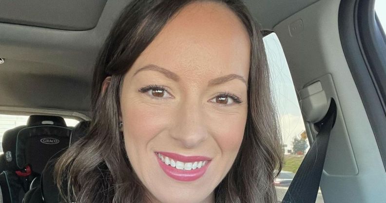 A picture of former California teacher Jessica Tapia, who has filed a lawsuit against her school district after being fired for saying she would out trans students.
