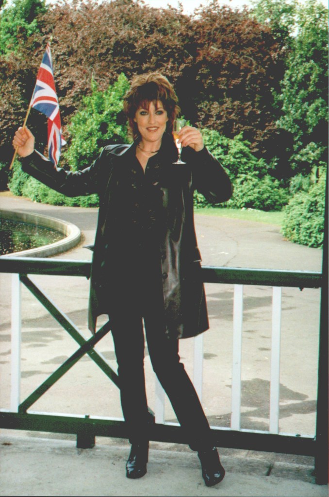 Katrina Leskanich at the Eurovision in 1997. 