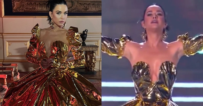 Katy Perry wows crowds at King Charles II Coronation Concert. (@katyperry_Twitter_BBC)