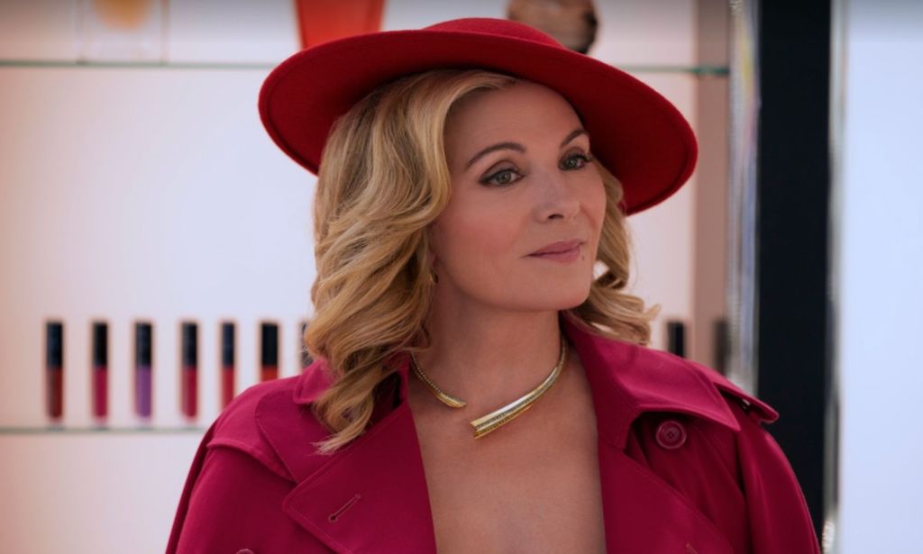 Kim Cattrall as Kim Cattrall as make-up mogul and beauty brand CEO Madolyn Addison in Netflix's Glamorous.