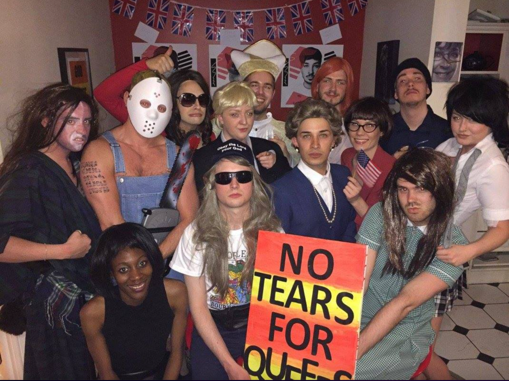 Martyn Hett's Eurovision party in 2016 under the theme 'famous homophobes'.