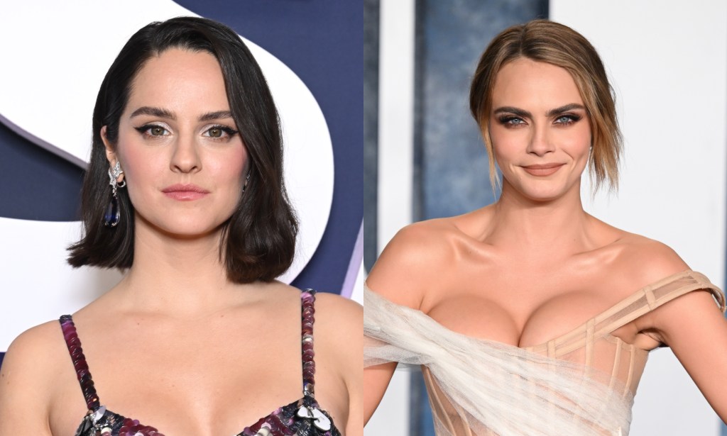 Noemi Merlant (L) and Cara Delevingne will play her lovers.