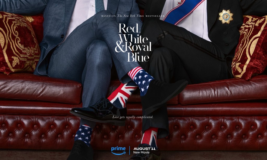 Official cover art for Red White & Royal Blue. 