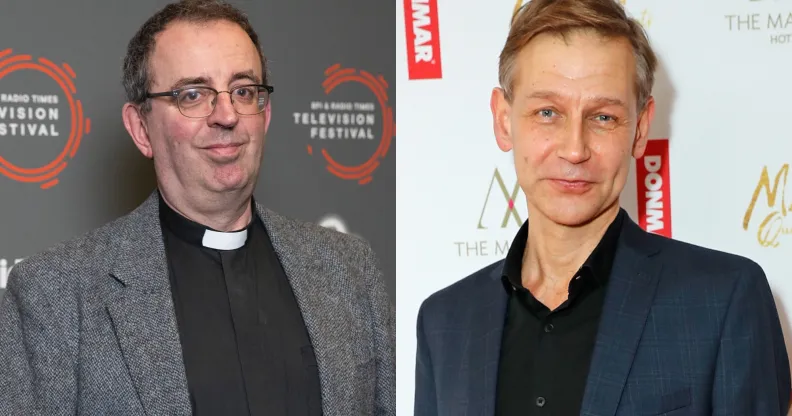 Richard Coles (L) and Richard Dickie Cant (R).