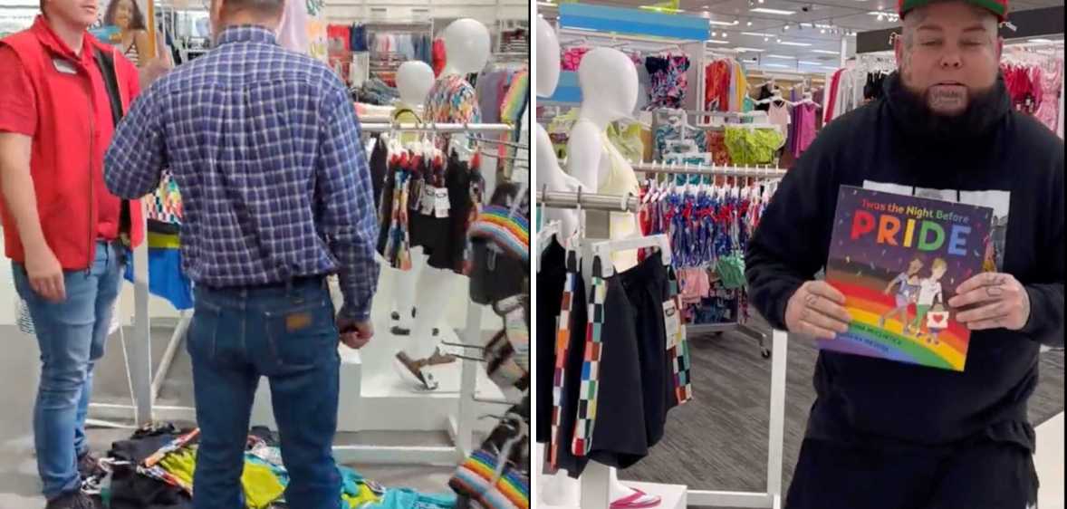 Extremists have been destroying Pride displays at Target stores across the US