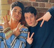 Taylor Zakhar Perez (L) and Nicholas Galitzine (R) will star in R-Rated Red, White and Royal Blue