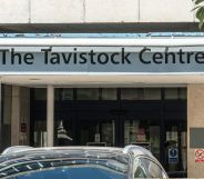 An outside shot of the entrance of the Tavistock Clinic.