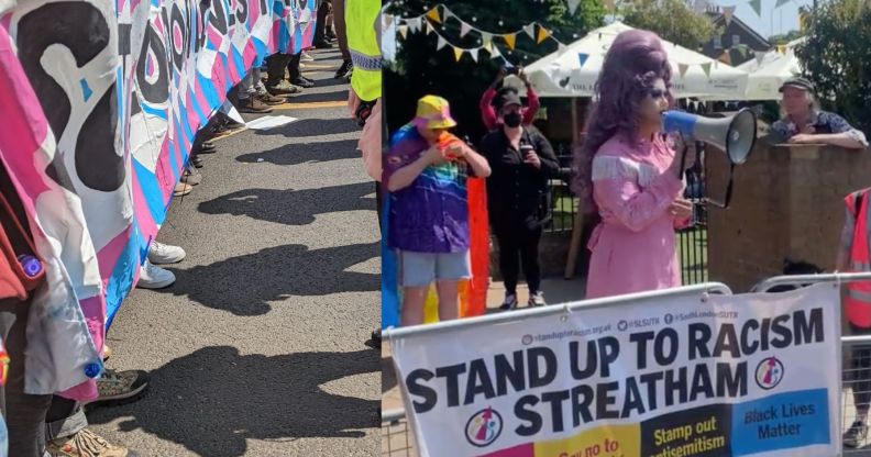 Turning Point UK protest