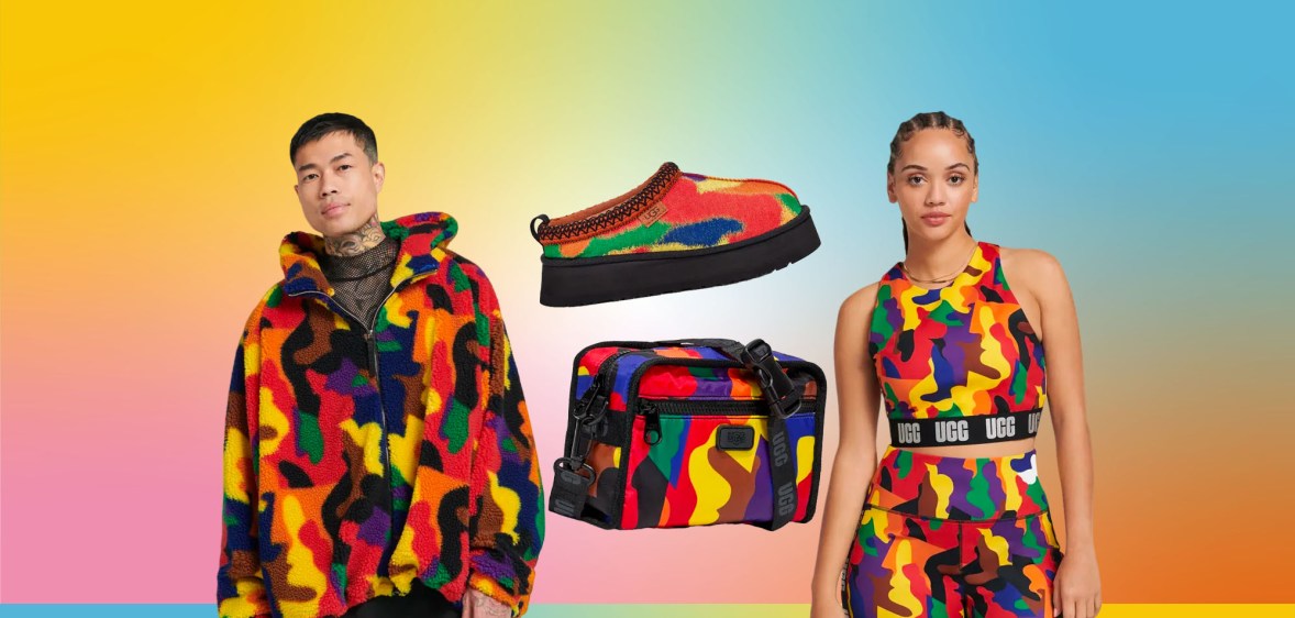 Ugg releases its gender neutral capsule collection to celebrate Pride Month. (Ugg/PinkNews)