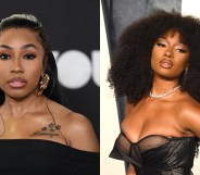 Yung Miami comes out as bisexual (L) and Megan Thee Stallion (R).