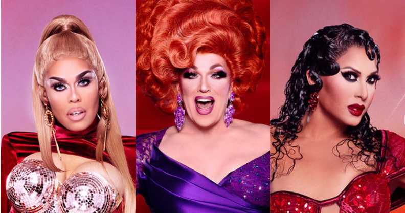 All Stars 8 contestants Monica Beverly Hilzz, Mrs Kasha Davis and Naysha Lopez