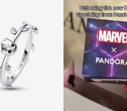 TikTok is obsessed with the new Groot ring from Pandora x Marvel.