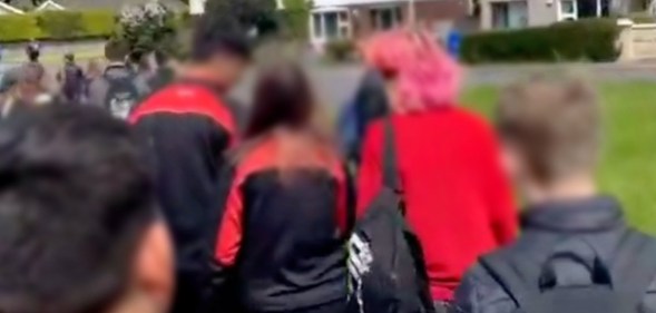 Teenagers in Irish park