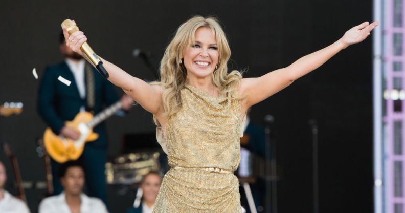 Kylie Minogue is rumoured to be announcing a UK arena tour.
