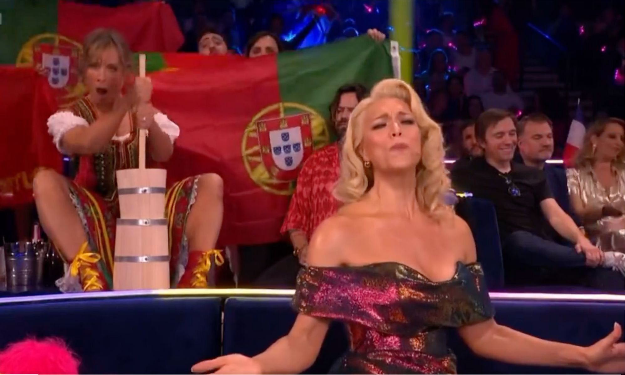 Eurovision 2023 Mel Giedroyc Recreates Iconic Polish Milkmaid Skit eurovision-2023-mel-giedroyc-recreates-iconic-polish-milkmaid-skit