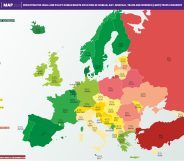 ILGA Europe’s 2023 Rainbow Map and Index