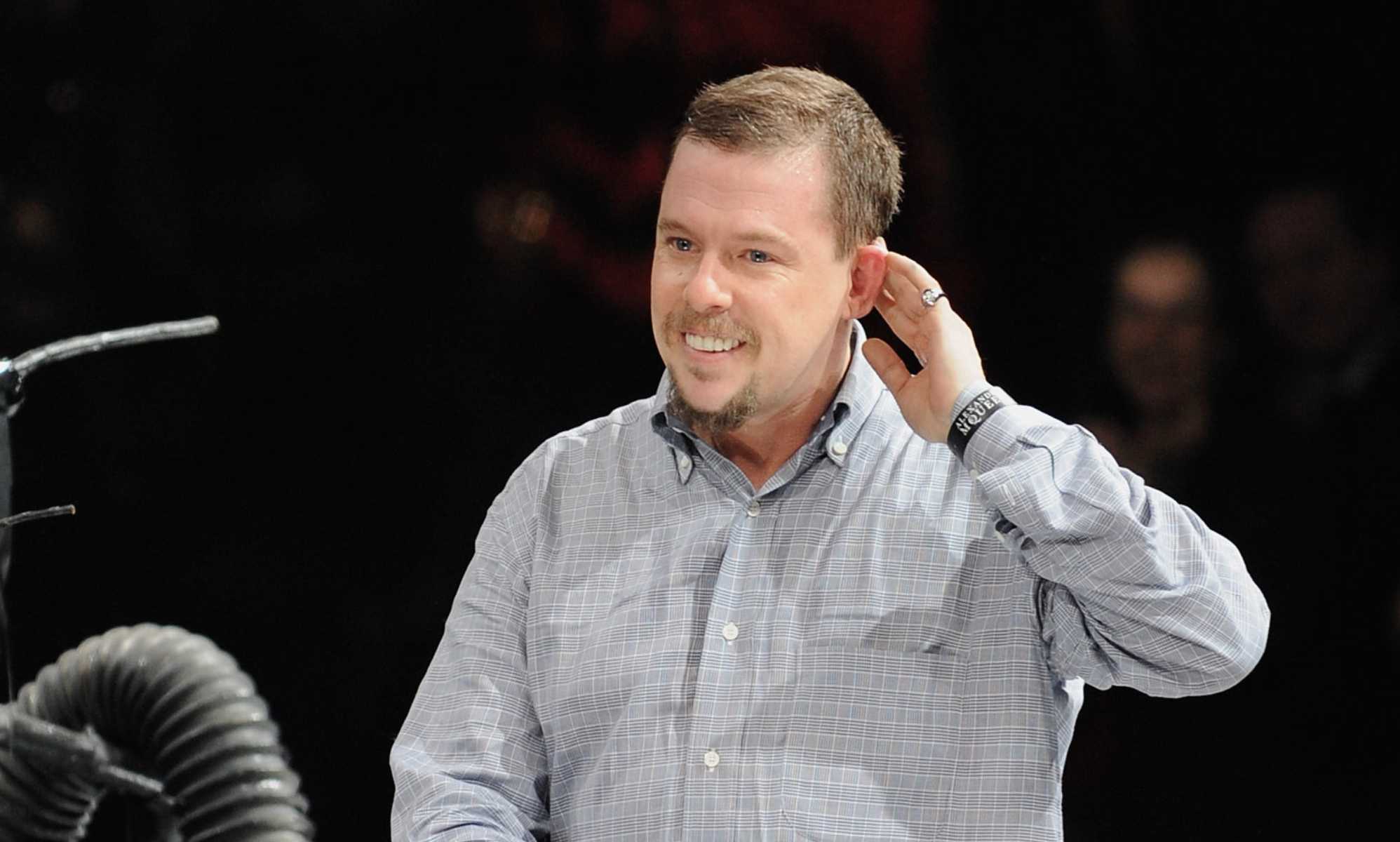 alexander mcqueen blue and white