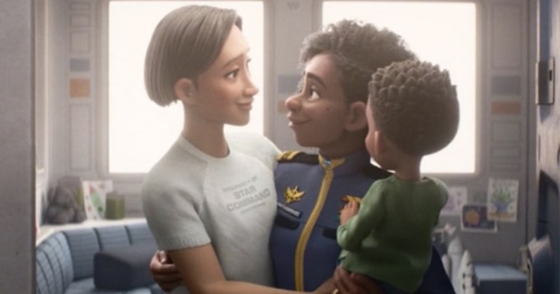 Alisha Hawthorne with her family in Lightyear.