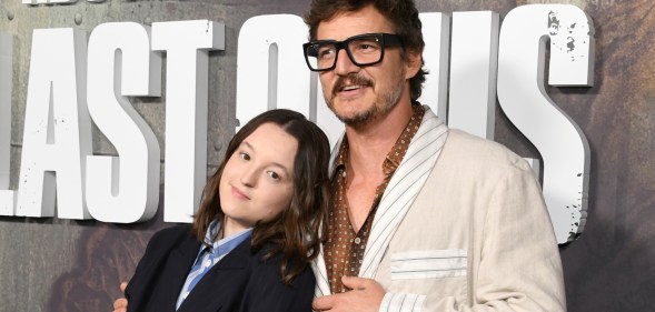Bella Ramsey (L) weighs in on Pedro Pascal (R) being a daddy.