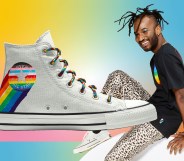 Converse has released its new collection to mark Pride Month. (PinkNews)