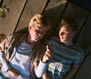 Jacob Spang Olsen as Aksel and Jonathan Meinert Pedersen as Lau in One of the Boys.