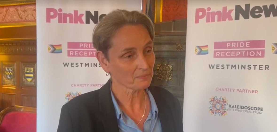 Labour MP Kate Osborne at the PinkNews Westminster Pride Reception