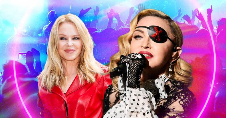 Kylie Minogue has teased a potential collaboration with Madonna (Getty)