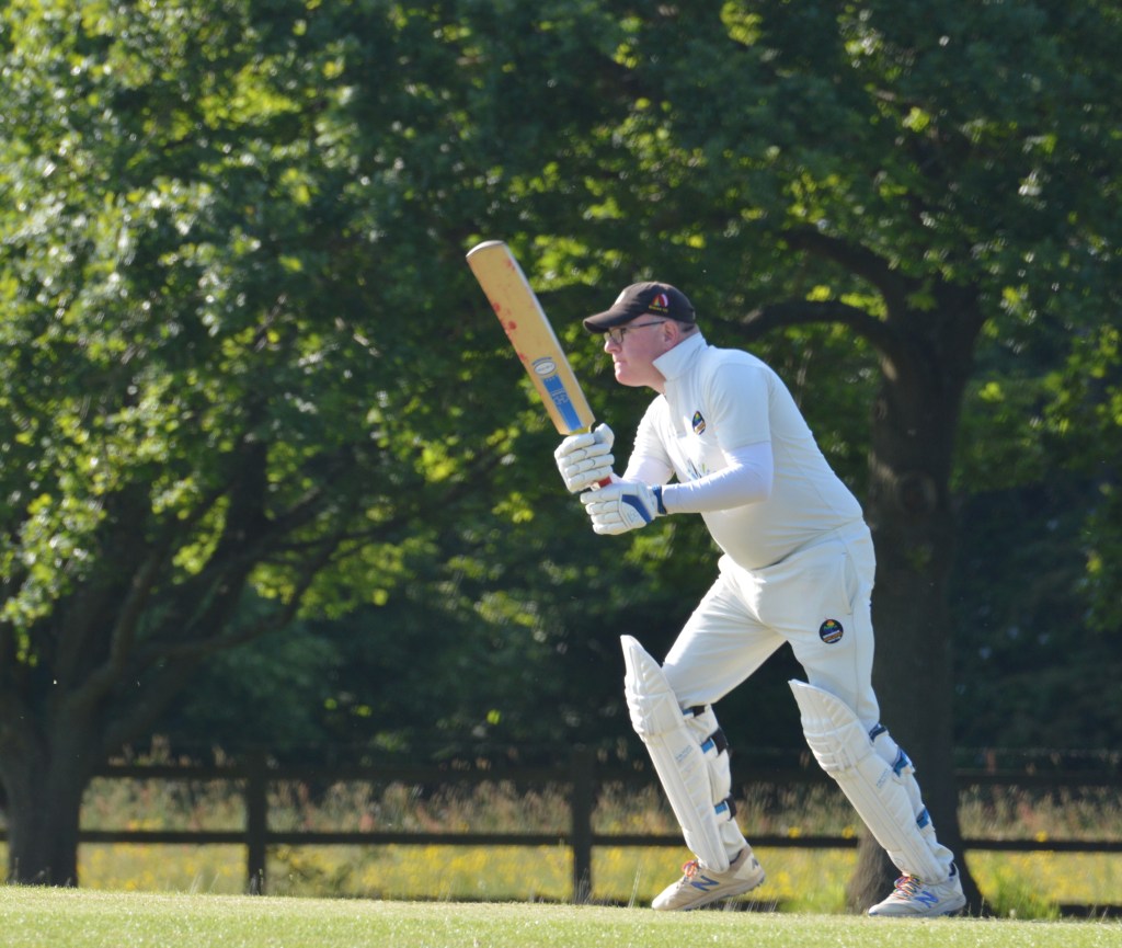 Lachlan Smith batting. 