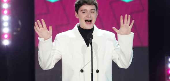 Noah Schnapp's fans have zero time for homophobic hatred. (Getty)