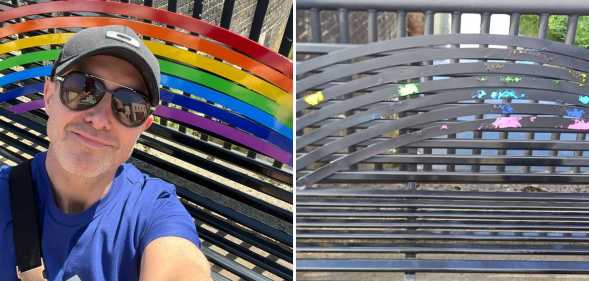 Cowbridge Pride bench
