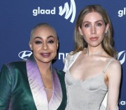 Raven-Symoné with wife Miranda Pearman-Maday.