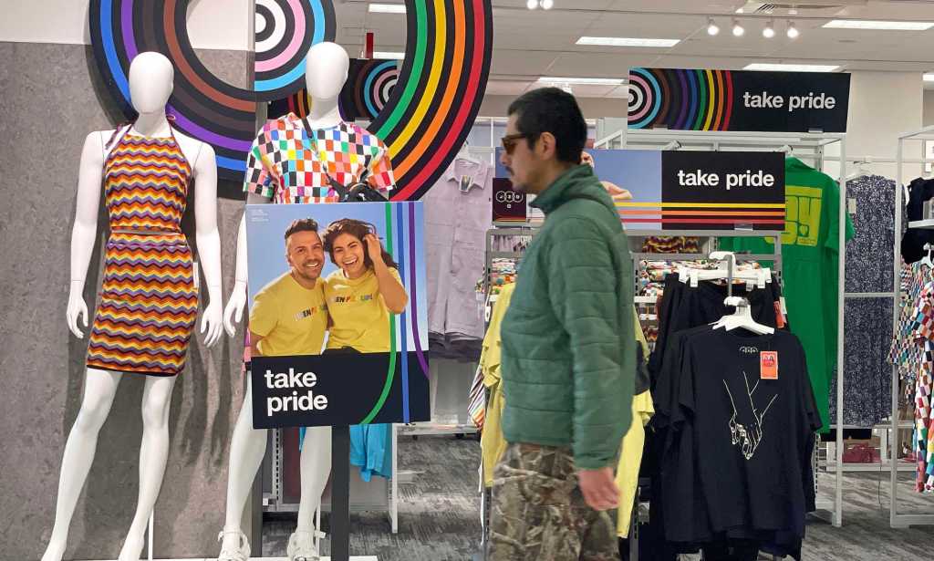 Pride collection in Target store