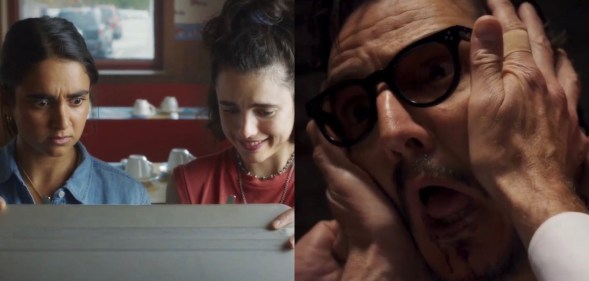 The cast of lesbian comedy Drive-Away Dolls.