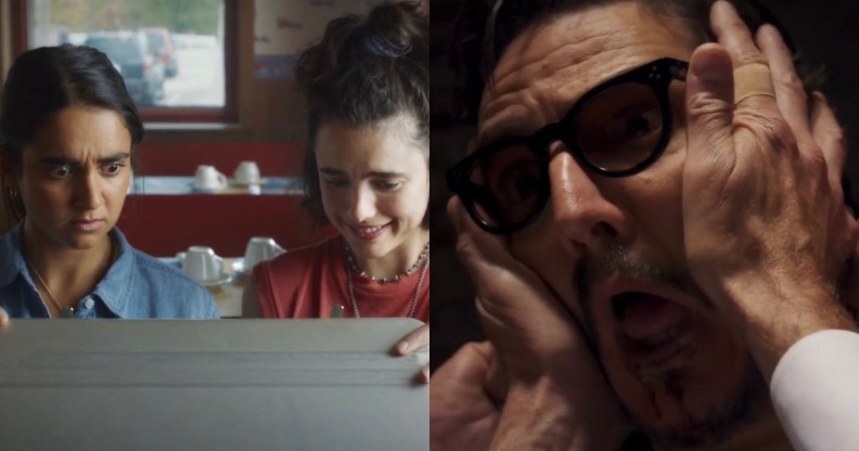 The cast of lesbian comedy Drive-Away Dolls.