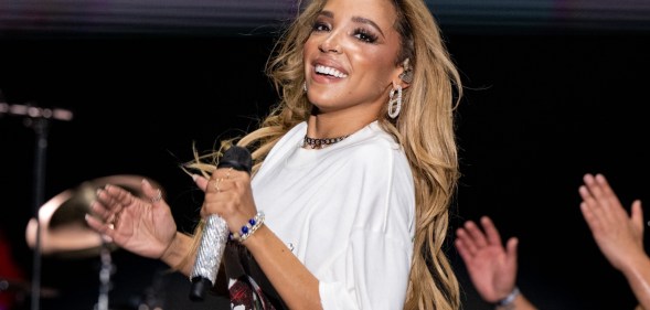 Tinashe performs during OutLoud at WeHo Pride 2023.
