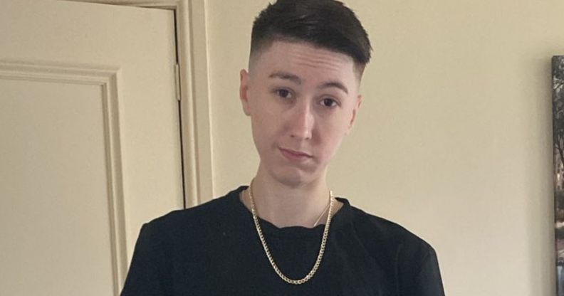 A selfie of trans man Tristan Simmonds.