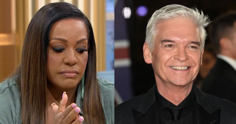 Composite image of Alison Hammond and Phillip Schofield