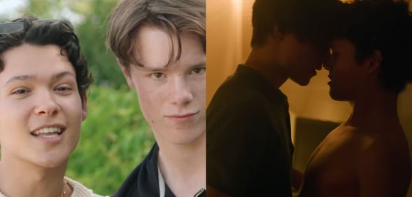 Edvin Ryding and Omar Rudberg in Young Royals.