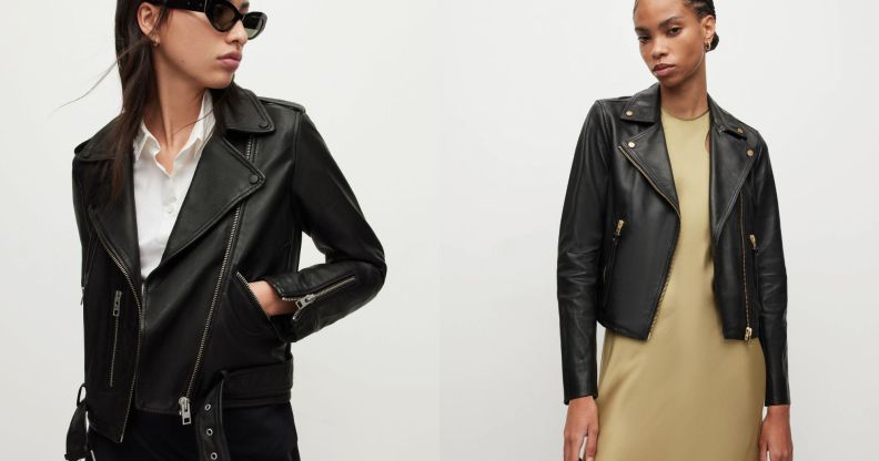 AllSaints has you covered for a staple leather biker jacket this summer.