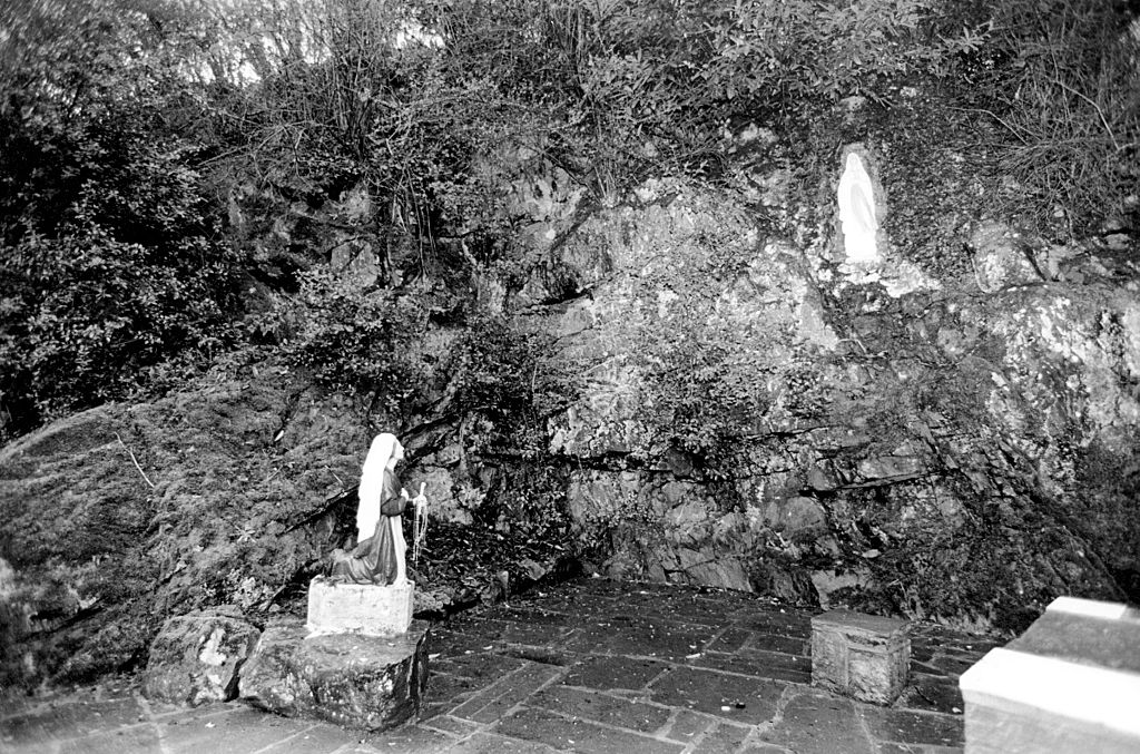 The grotto outside Granard town where Ann Lovett died. 