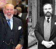 David Norris pictured in 2015 on the left and in the 1980s on the right.