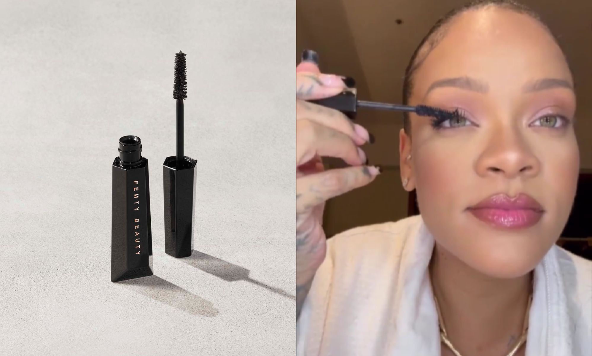 Rihanna Debuts Fenty Beauty's New 'Hella Thicc' Mascara