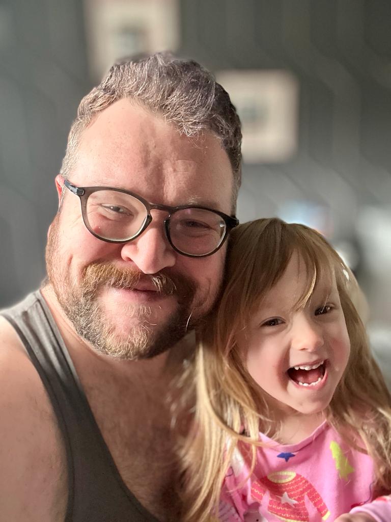 Ian with his daughter Aspen. 