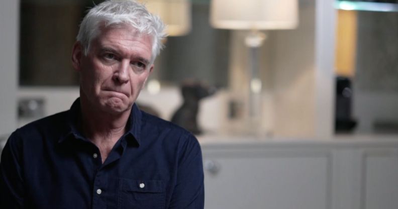 Phillip Schofield gets emotional in an interview with The BBC following a scandal about an affair he had with a younger male colleague on This Morning.