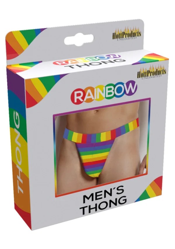 Rainbow thong