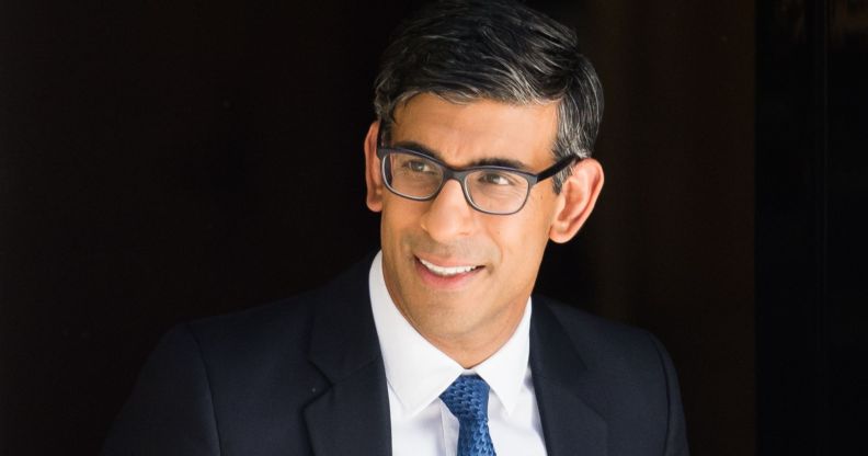 Rishi Sunak pictured outside Downing Street on 19 June.
