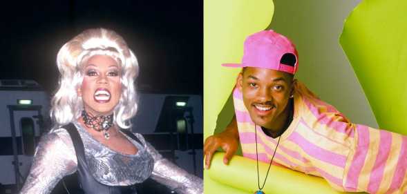 RuPaul (L) and Will Smith (R)