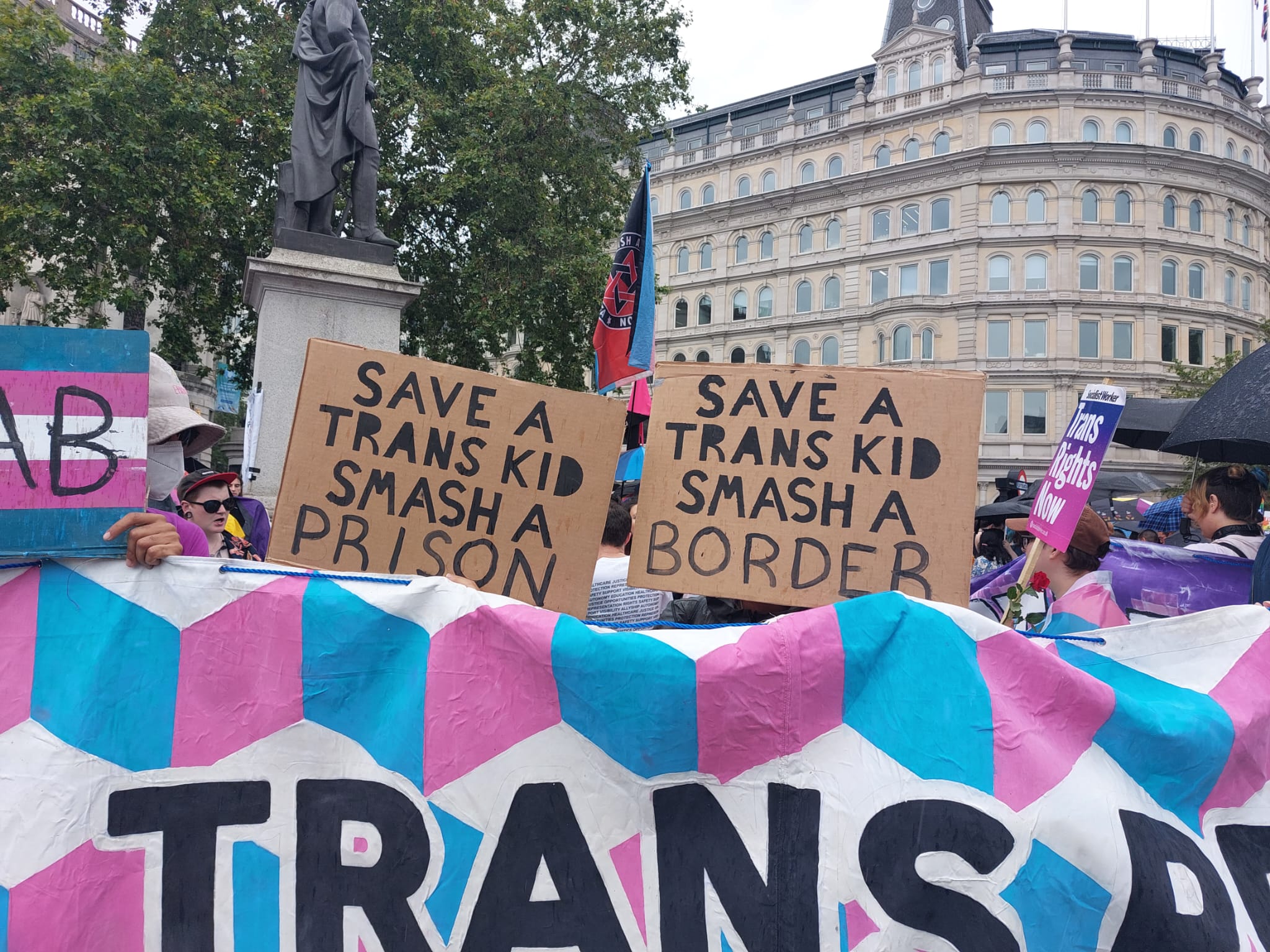 The most powerful placards at Trans Pride in London 2023